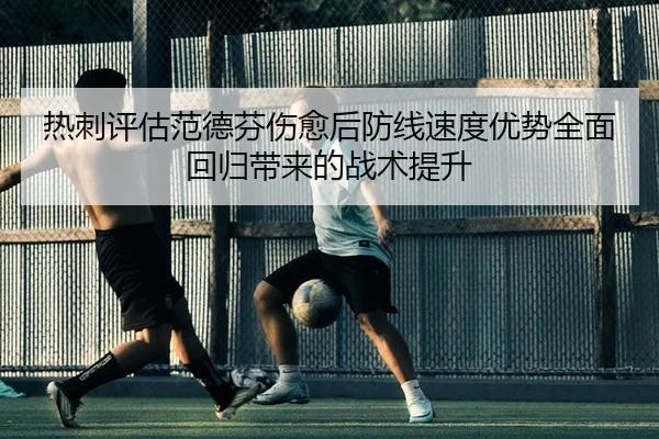 热刺评估范德芬伤愈后防线速度优势全面回归带来的战术提升 - 新闻资讯焦点报道封面图